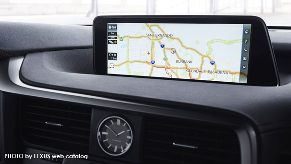 レクサス新型RX　カーナビ