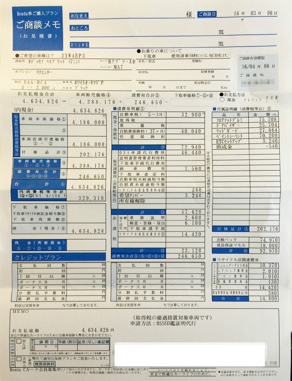 ホンダ オデッセイ ハイブリッド試乗 値引き 納期について 4 5 スター カーズ