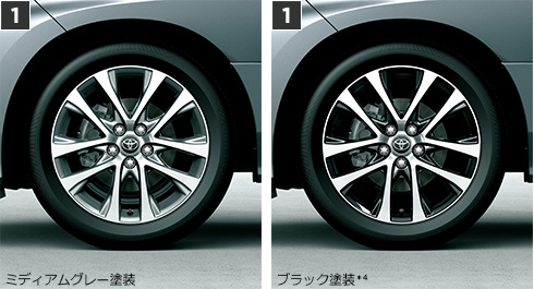 トヨタ・エスティマ　225/50R18 95Vスチールラジアルタイヤ（18×7J切削光輝アルミホイール）