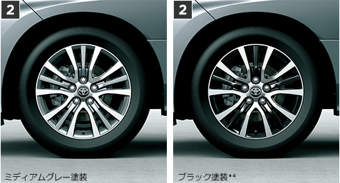 トヨタ・エスティマ　215/60R17 96Hスチールラジアルタイヤ（17×7J切削光輝アルミホイール）