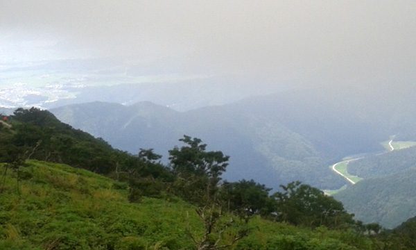 伊吹山ドライブウエイ　山頂からの景色